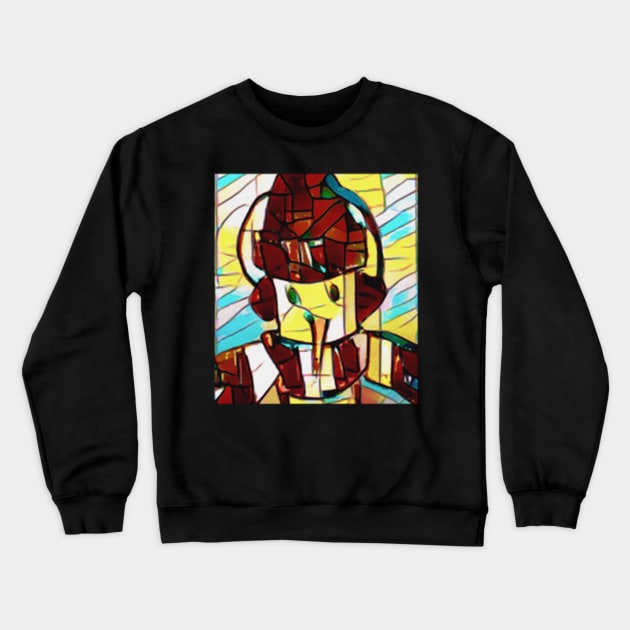 Punpun Stained Glass Crewneck Sweatshirt by Kanalmaven